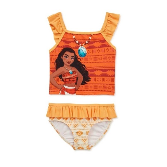 Disney Swim Disney Moana Toddler 3t Bathing Swim Suit Swimsuit